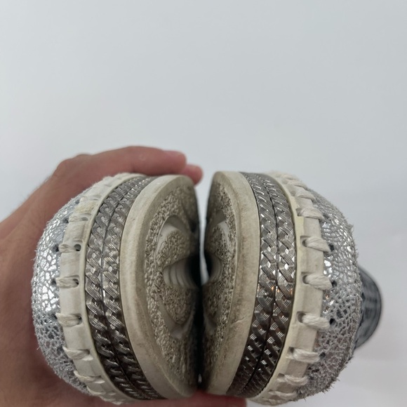 Bernie Mev TW99 Slip On Leather Perforated Black Shoes size 39 Size Us 9 - Picture 10 of 14